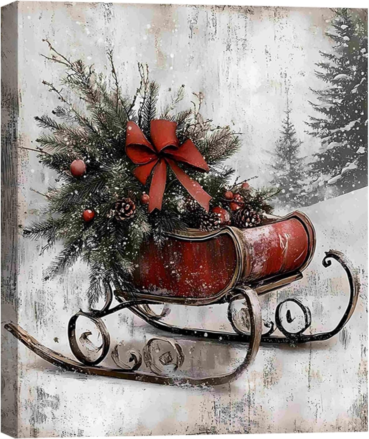 Framed Farmhouse Metal Wall Art — 16" — Picture 26