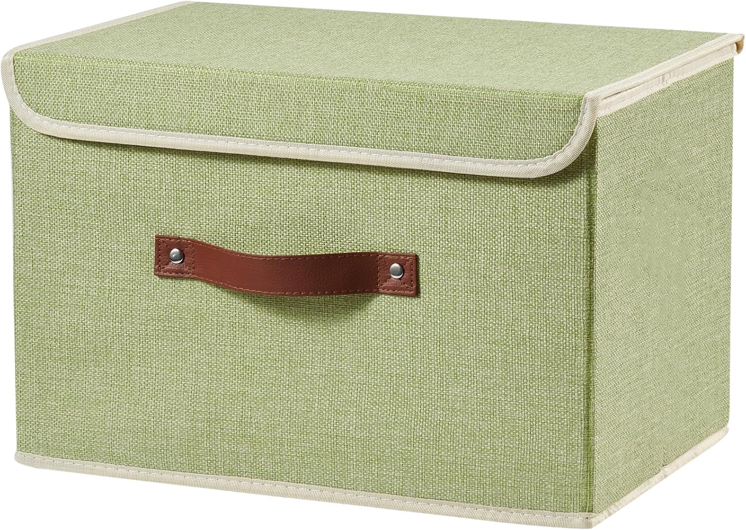 Linen Beige Storage Bin — Set of 1 — Large (Set of 1)