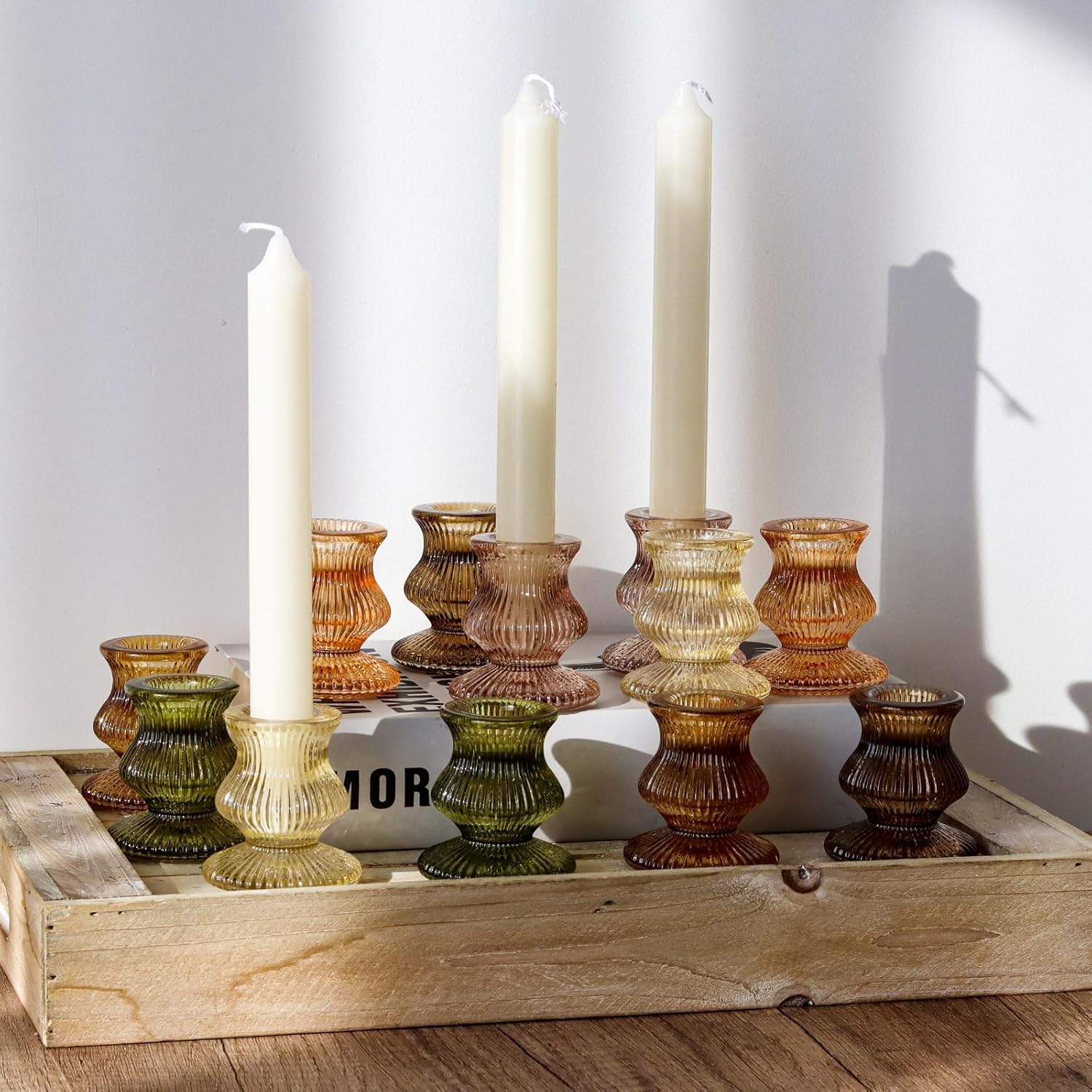 Vintage Black Candle - View 5