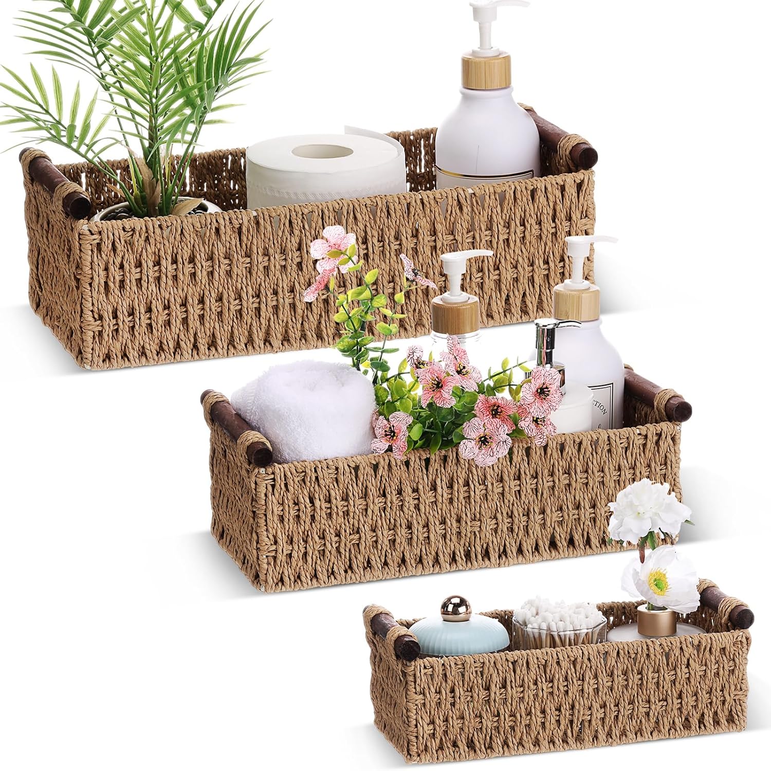Boho Beige Basket — Natural Color