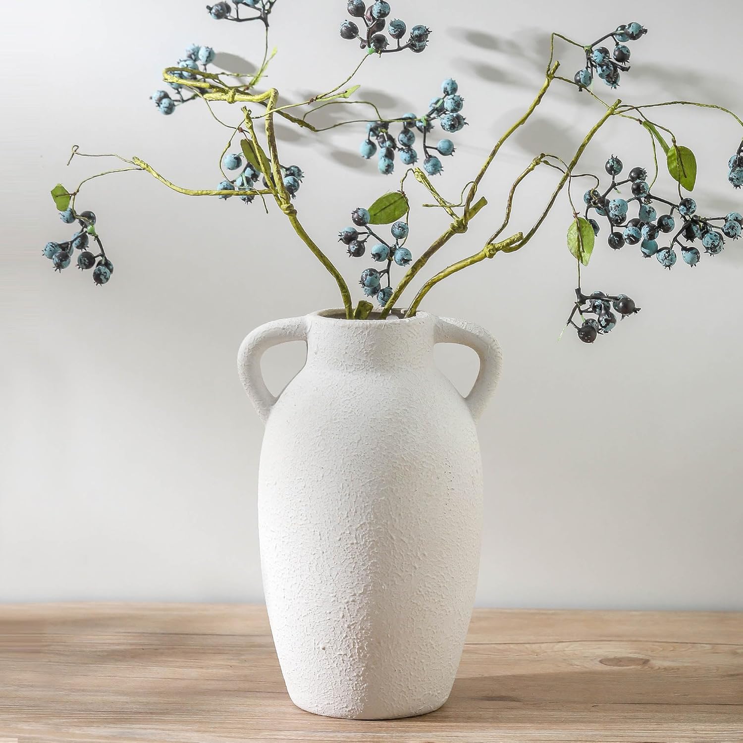 Boho Ceramic Flower Vase — 12" — 110-2-9.6in
