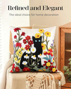 Embroidered Boho Yellow Throw Pillow Cover — 18" - View 5