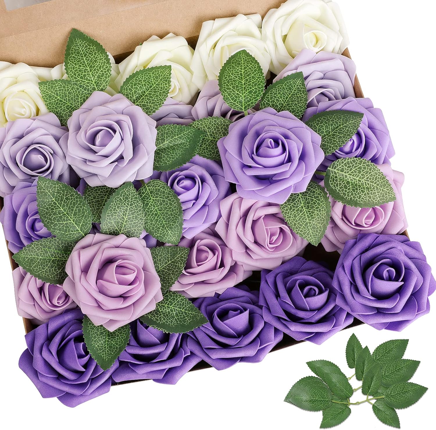 Beige Artificial Flowers — Seriesc Purple