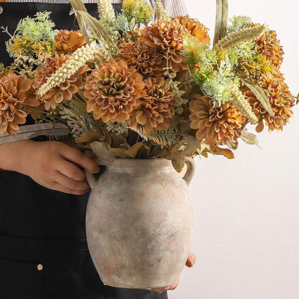 Farmhouse Black Flower Vase — 6" - View 4