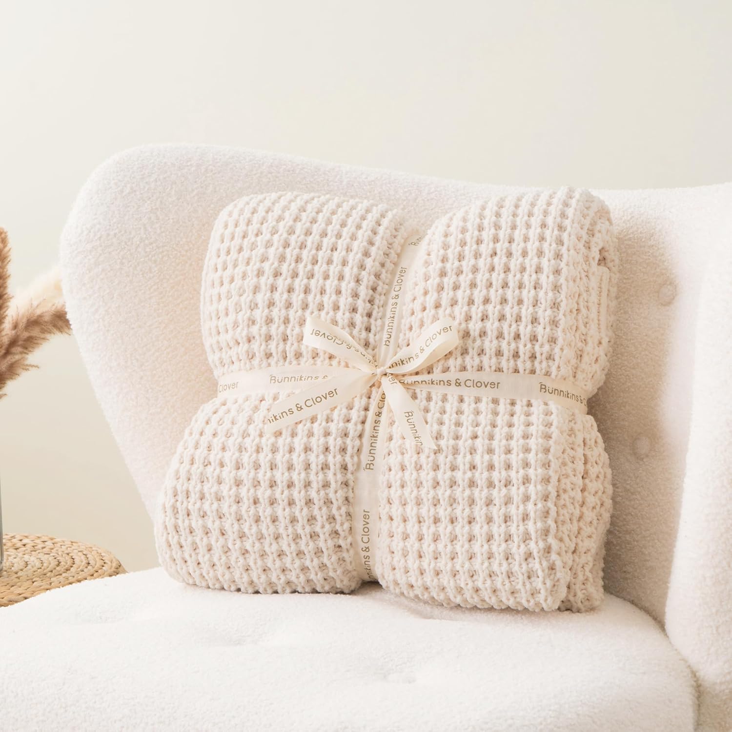 Beige Throw Pillow — 50" - View 9