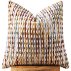 Tufted Boho Black Pillow Cover — 18"