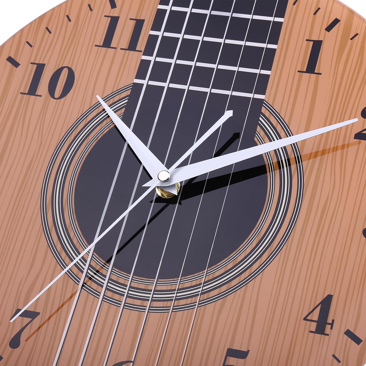 Battery Operated Wood Wall Clock — 12" - View 2