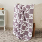 Knit Black Throw Pillow — 80" - View 8