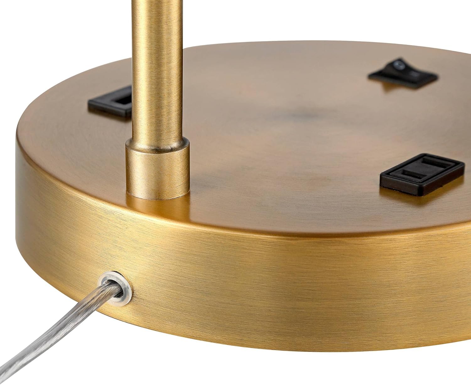 USB Charging Luxe Gold Table Lamp — 21" - View 7