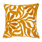Tufted Boho Beige Throw Pillow Cover — 18"