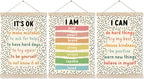 Framed Boho Fabric Wall Decor — 16" — Boho Inspirational 1