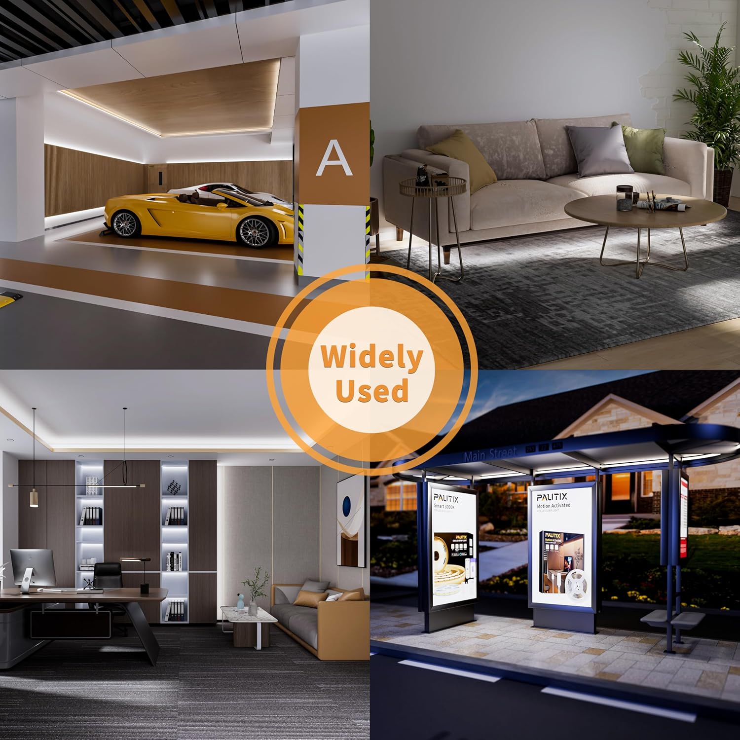 Dimmable Metal LED Strip Lights - View 7