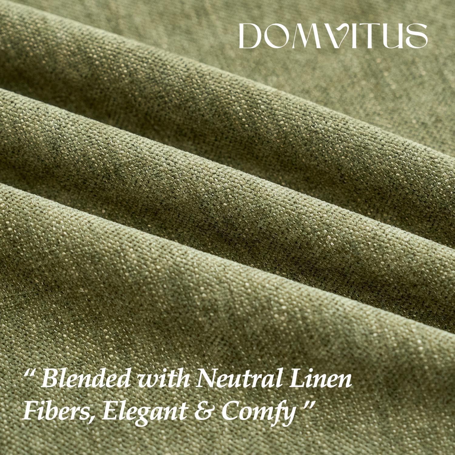 Linen Boho Beige Throw Pillow Cover — 20" - View 3