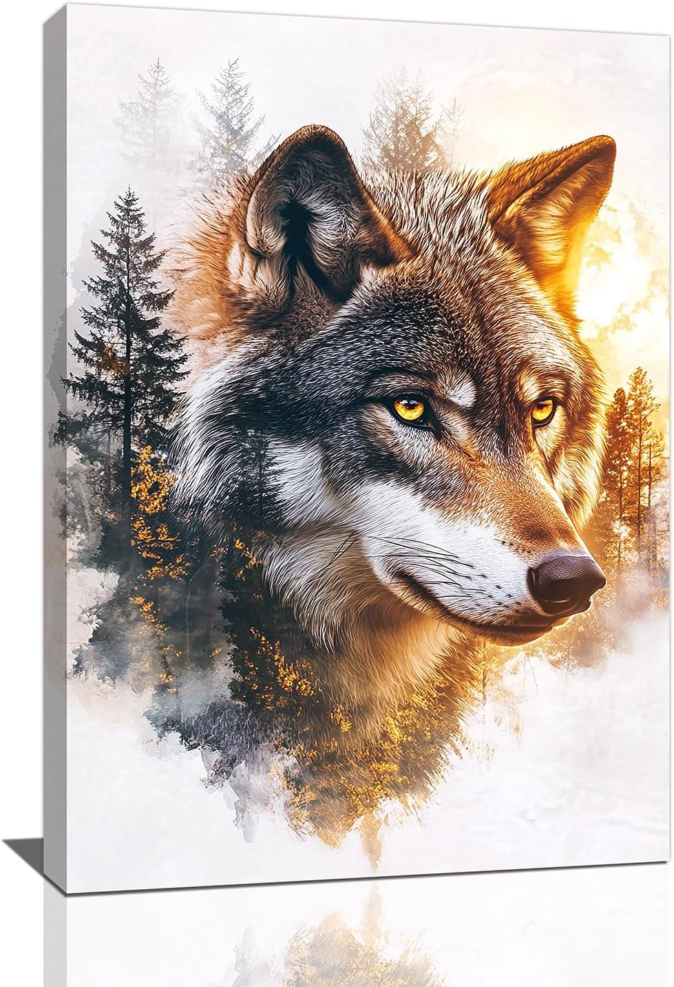 Framed Metal Wall Decor — 16" — 24L" x 16W"