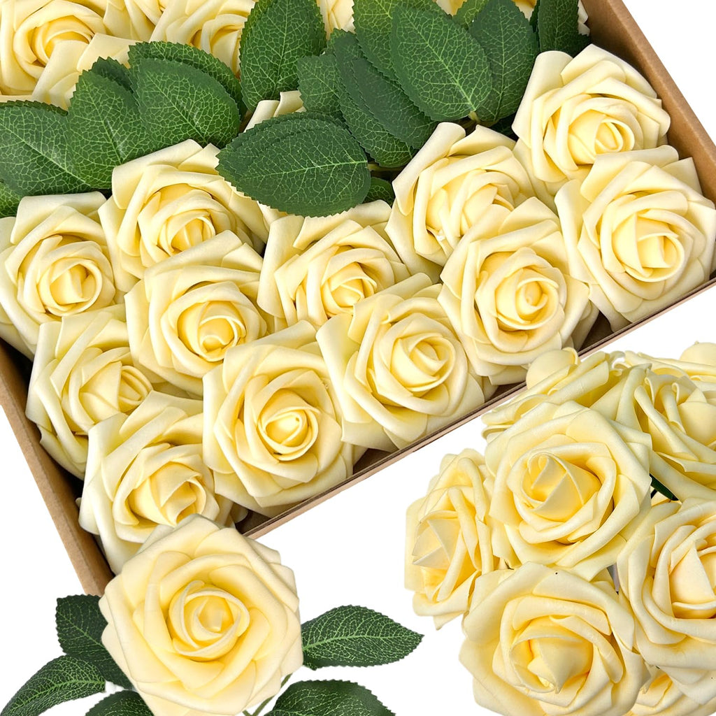 Beige Artificial Flowers