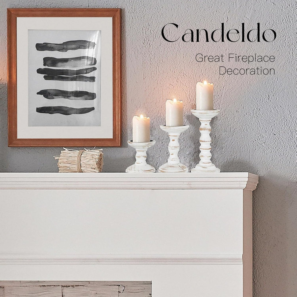 Farmhouse Black Candle — Set of 3 - View 7