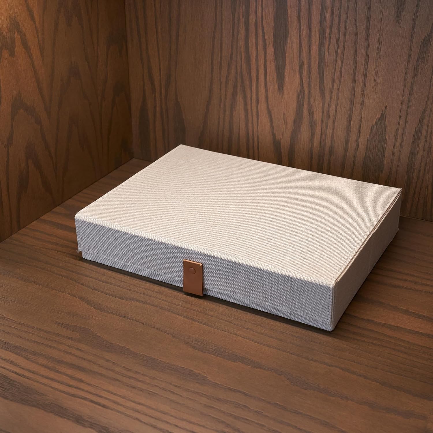 Linen Grey Storage Basket - View 8