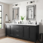 Framed Farmhouse Black Wall Mirror — 28" - View 7