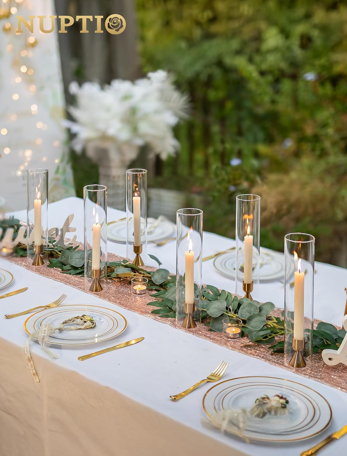 Luxe Metal Candle — Set of 4 - View 3