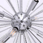 Modern Metal Chandelier — 6-Light - View 8