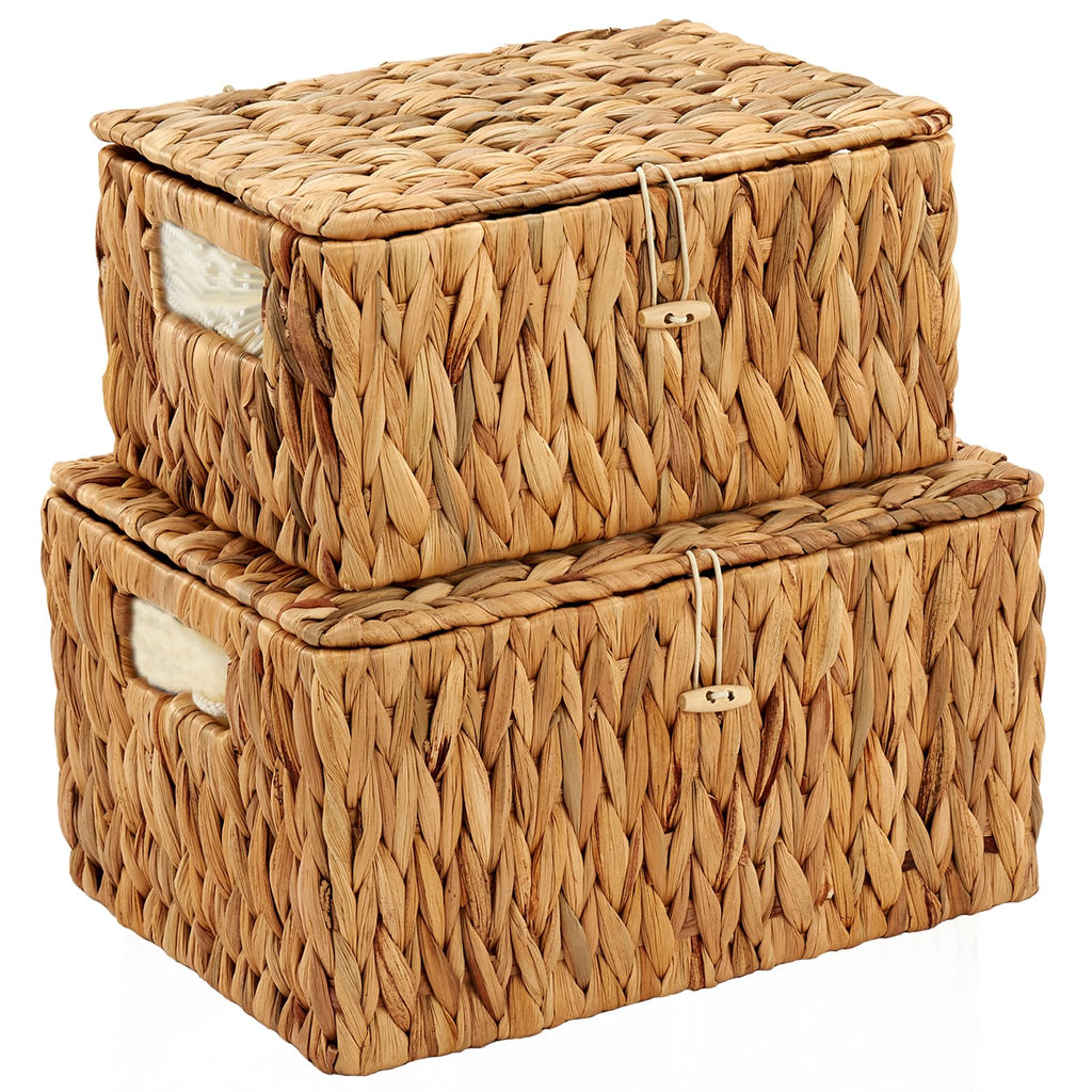 Boho Beige Storage Basket — 13"