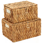 Boho Beige Storage Basket — 13"