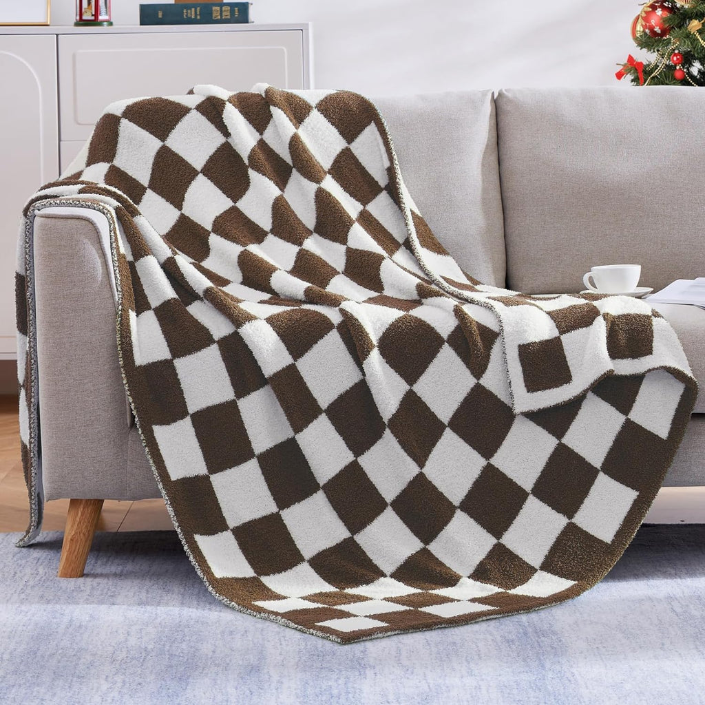 Beige Throw Pillow — 50" — Coffee