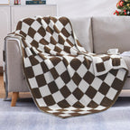 Beige Throw Pillow — 50" — Coffee
