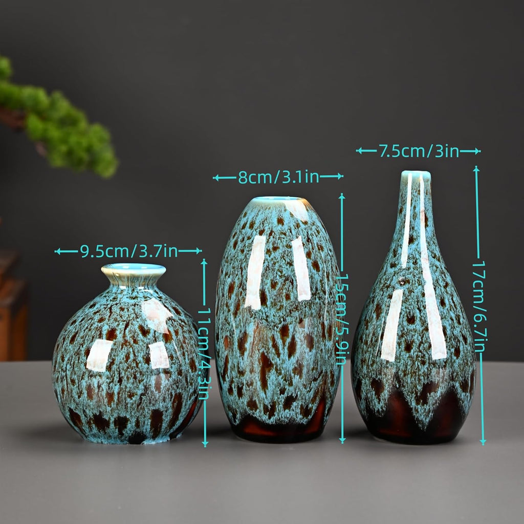 Blue Flower Vase — Set of 3 - View 6