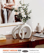 Modern Beige Decorative Vase — Set of 2 - View 7