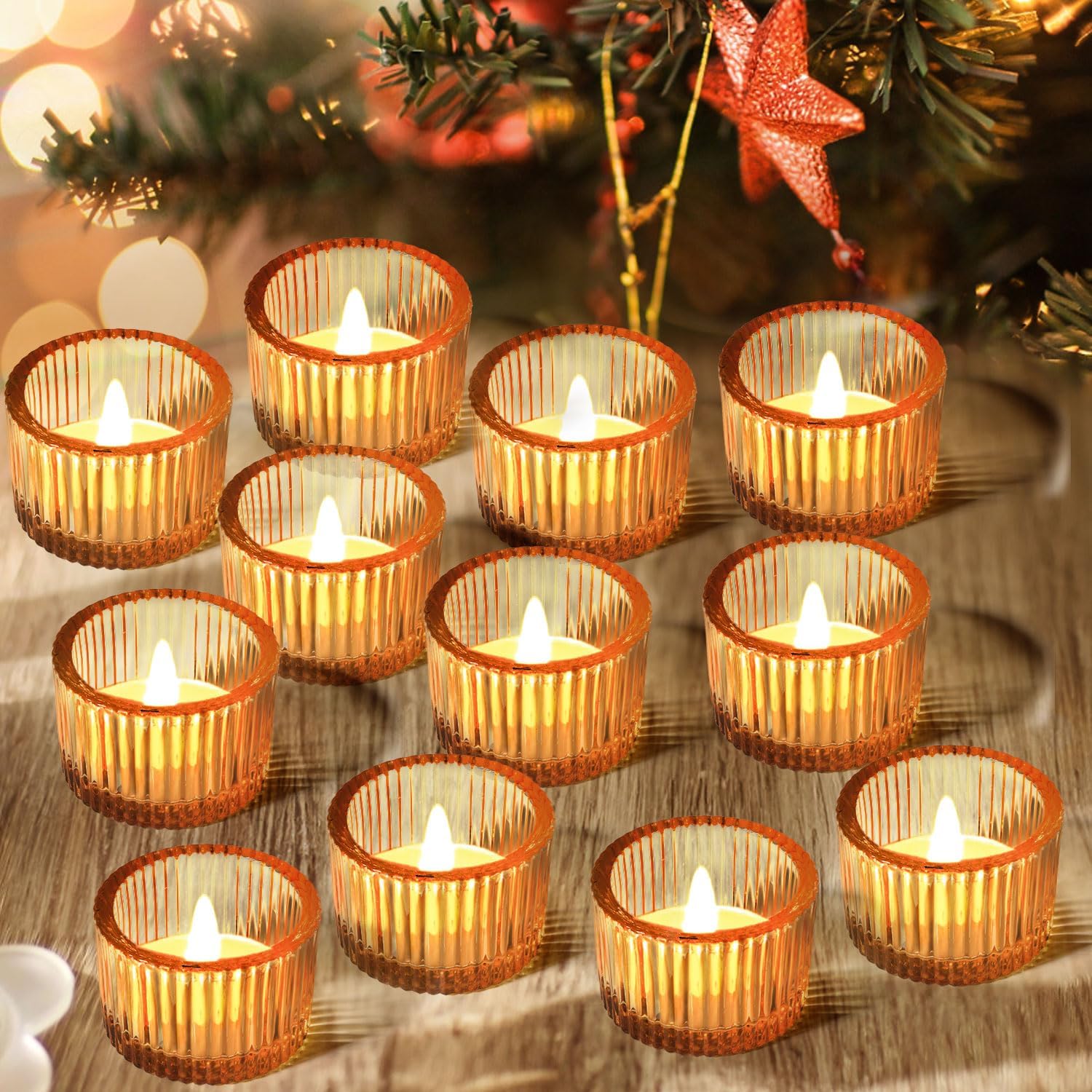 Luxe Black Candle — 2" — Gold