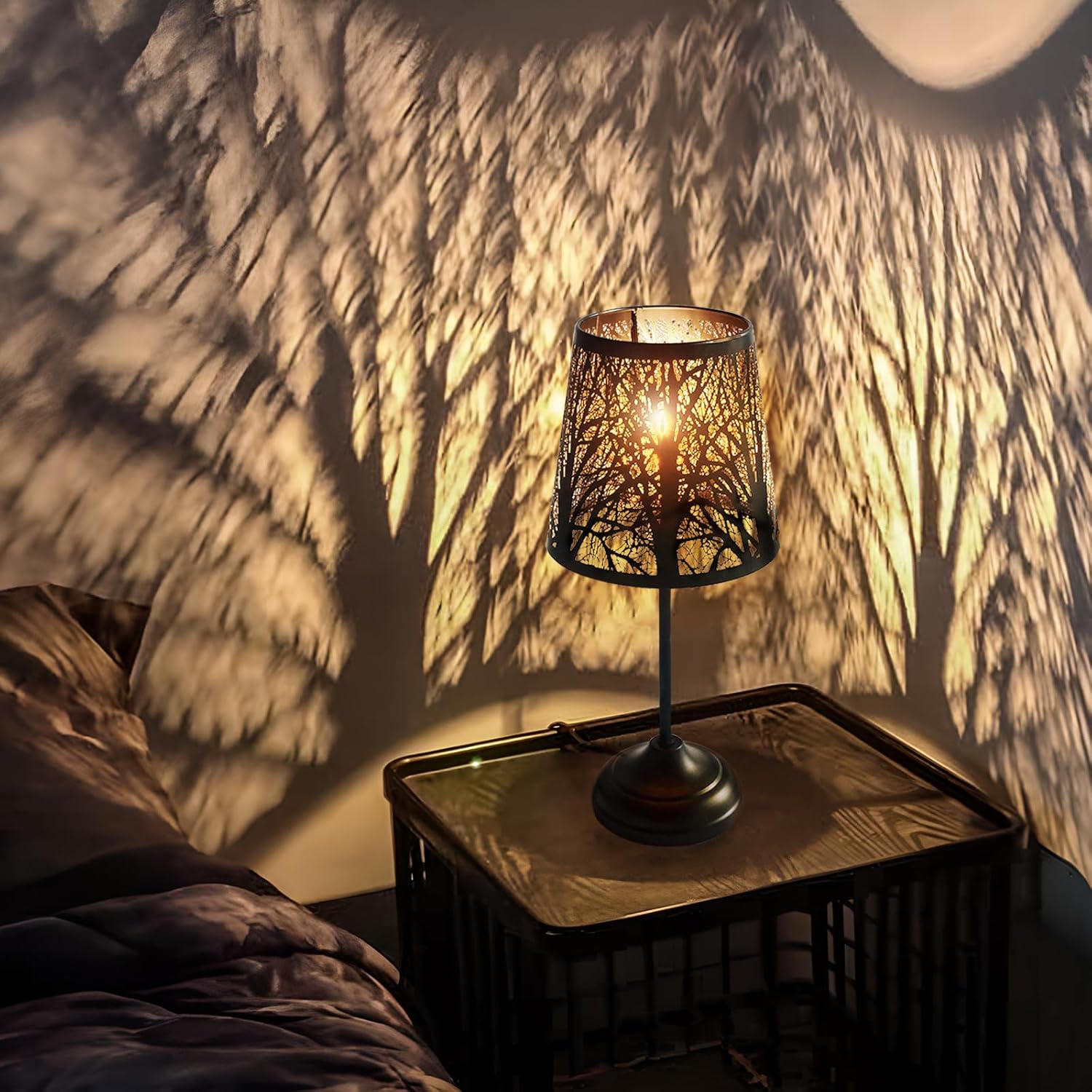Dimmable Metal Table Lamp — Touch Control