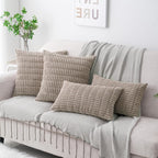 Boho Beige Throw Pillow Cover — 18" - View 9