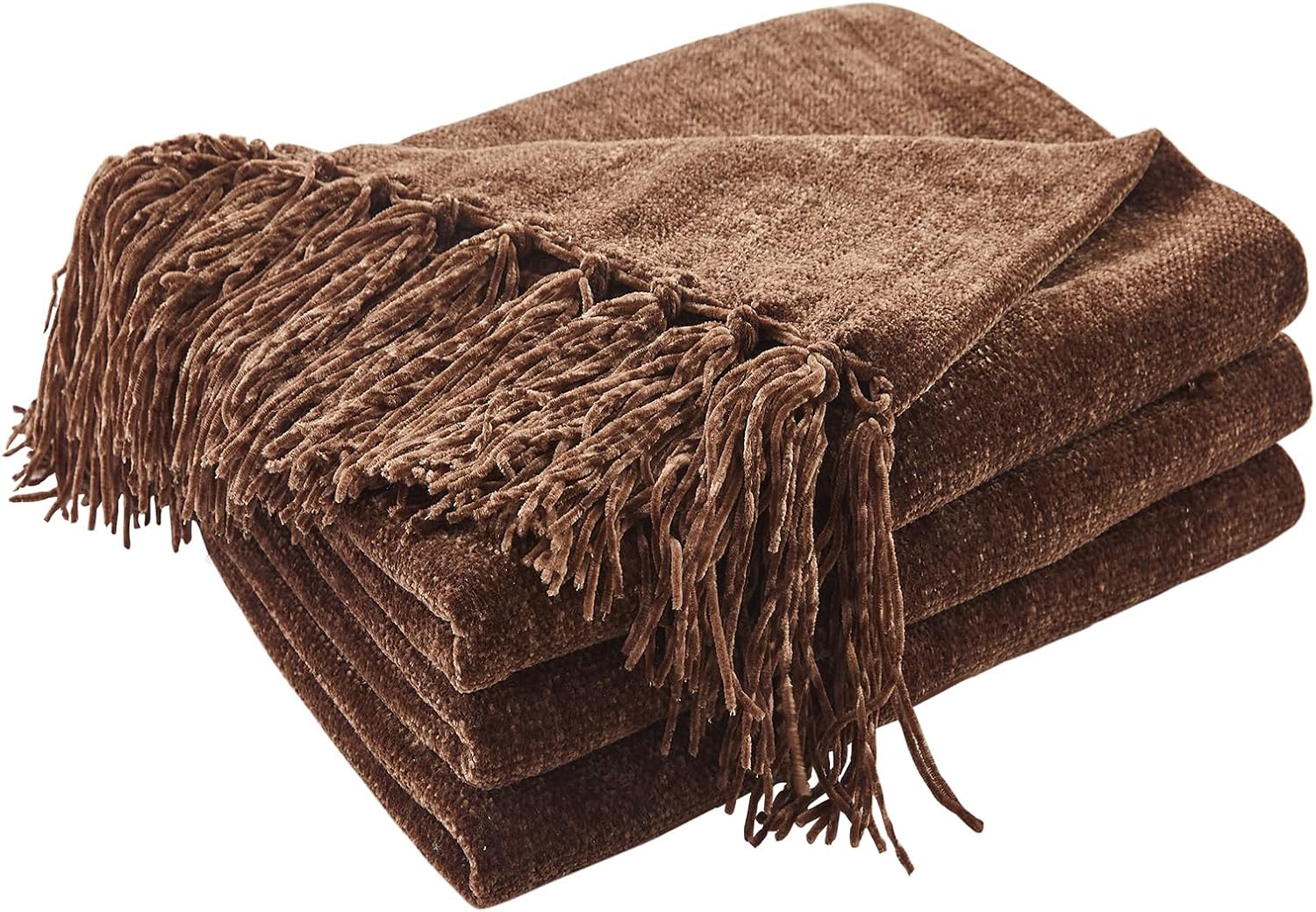 Chenille Boho Beige Throw Pillow — 50" — 50"X60"
