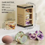Soy Wax Wood Scented Candle - View 3