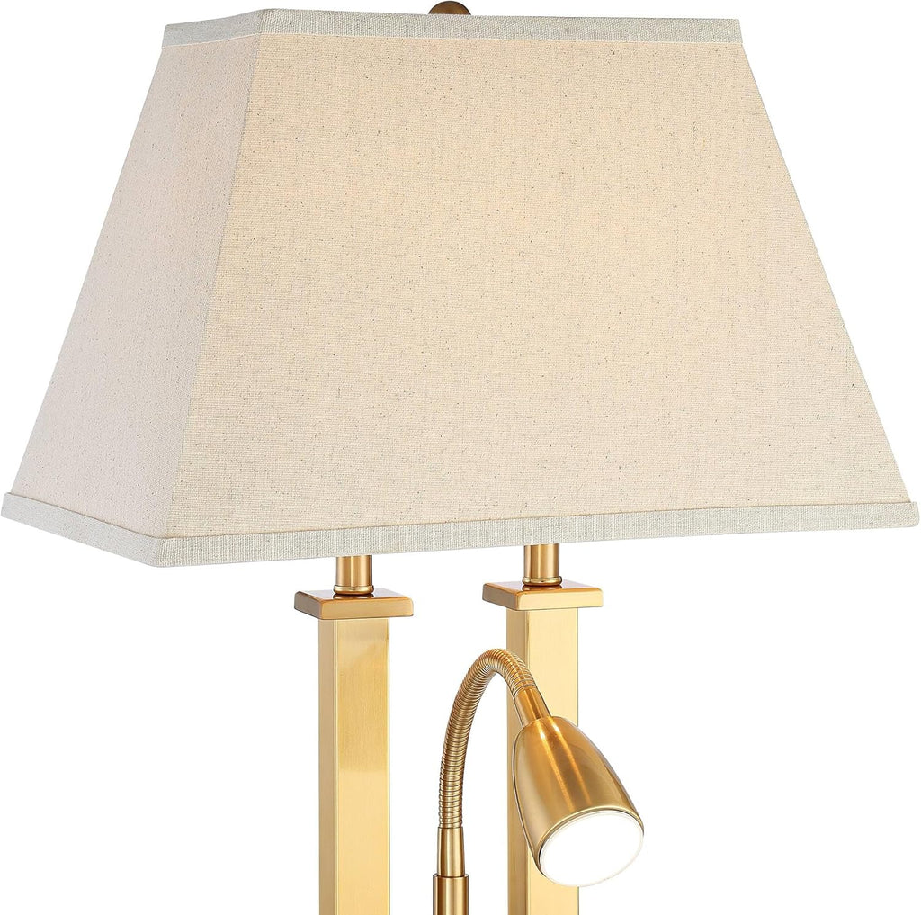 USB Luxe Black Table Lamp — 26" - View 3