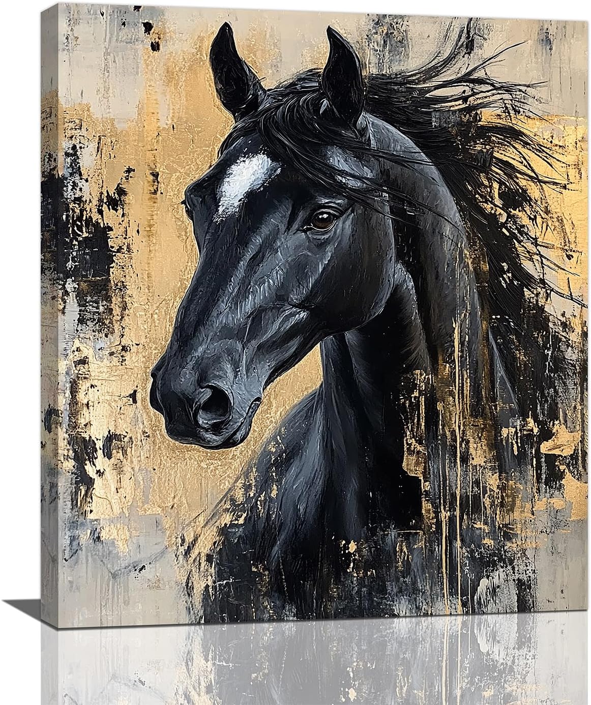 Framed Metal Wall Decor — 16" — 24L" x 20W"