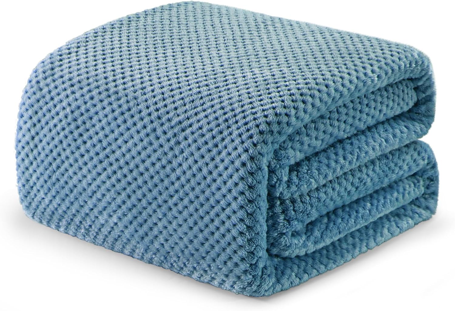 Beige Throw Pillow — 70" — Slate Blue