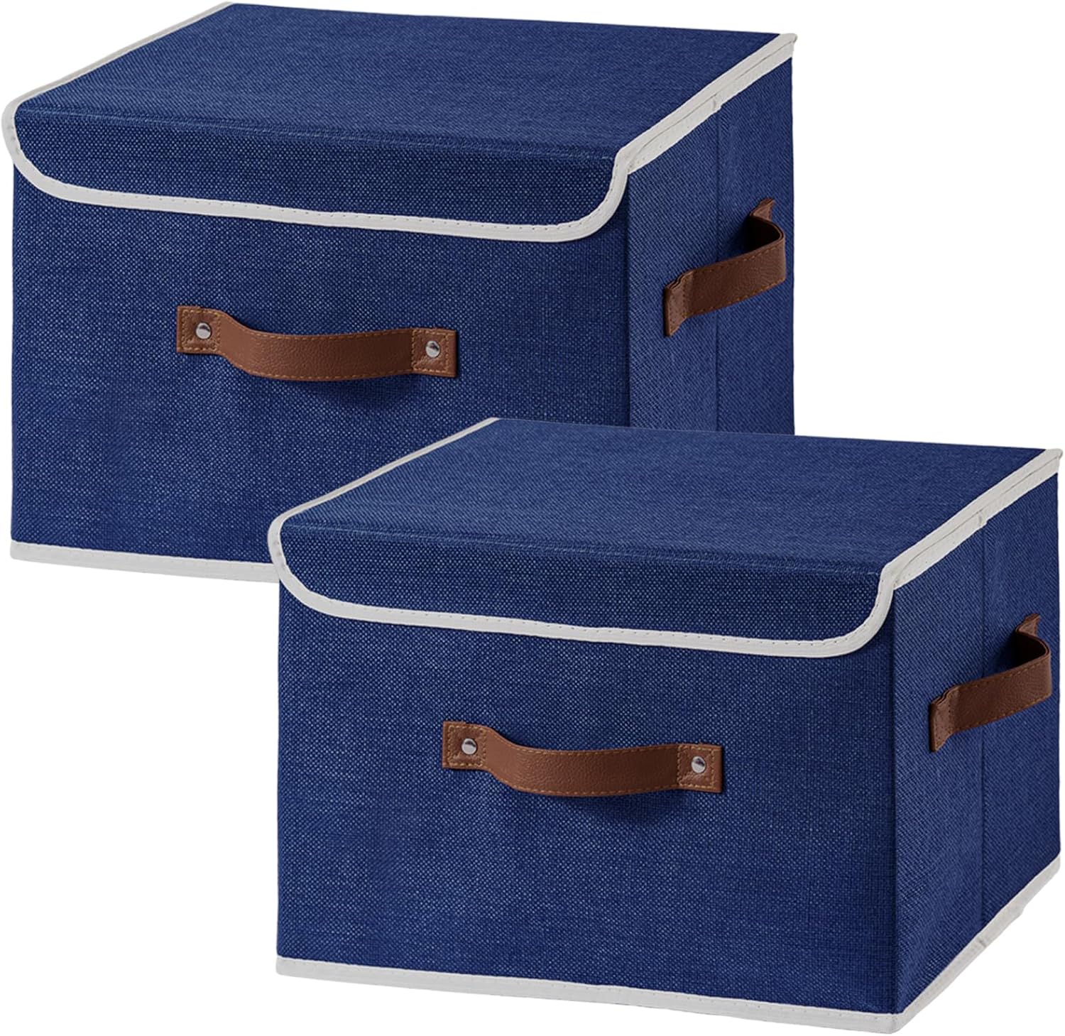 Linen Beige Storage Bin — Set of 1 — Large(set of 2)