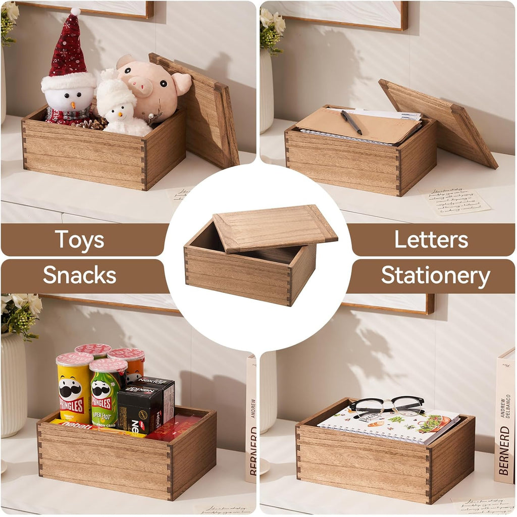 Wood Storage Basket - View 5