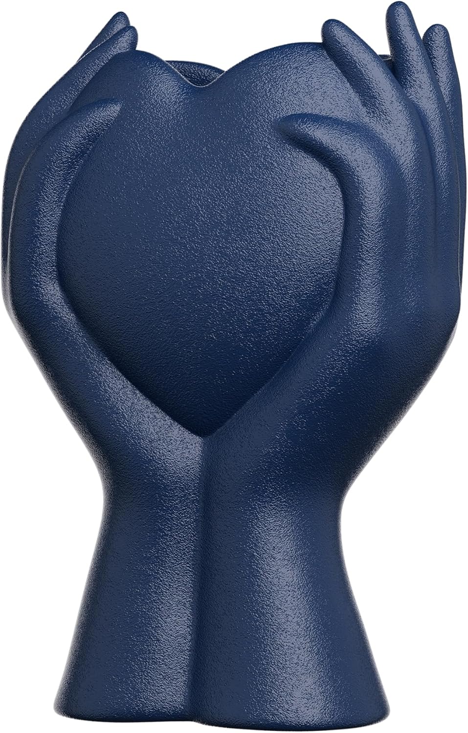 Modern Beige Flower Vase — Blue