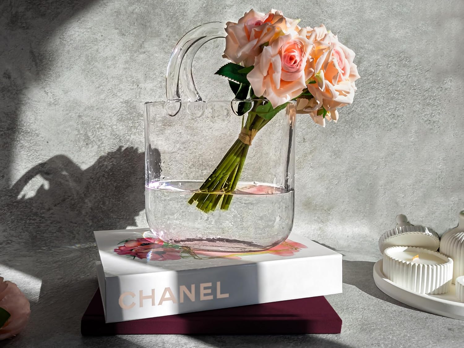Blue Flower Vase — 10" - View 4
