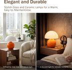 Mid-Century Beige Table Lamp - View 3