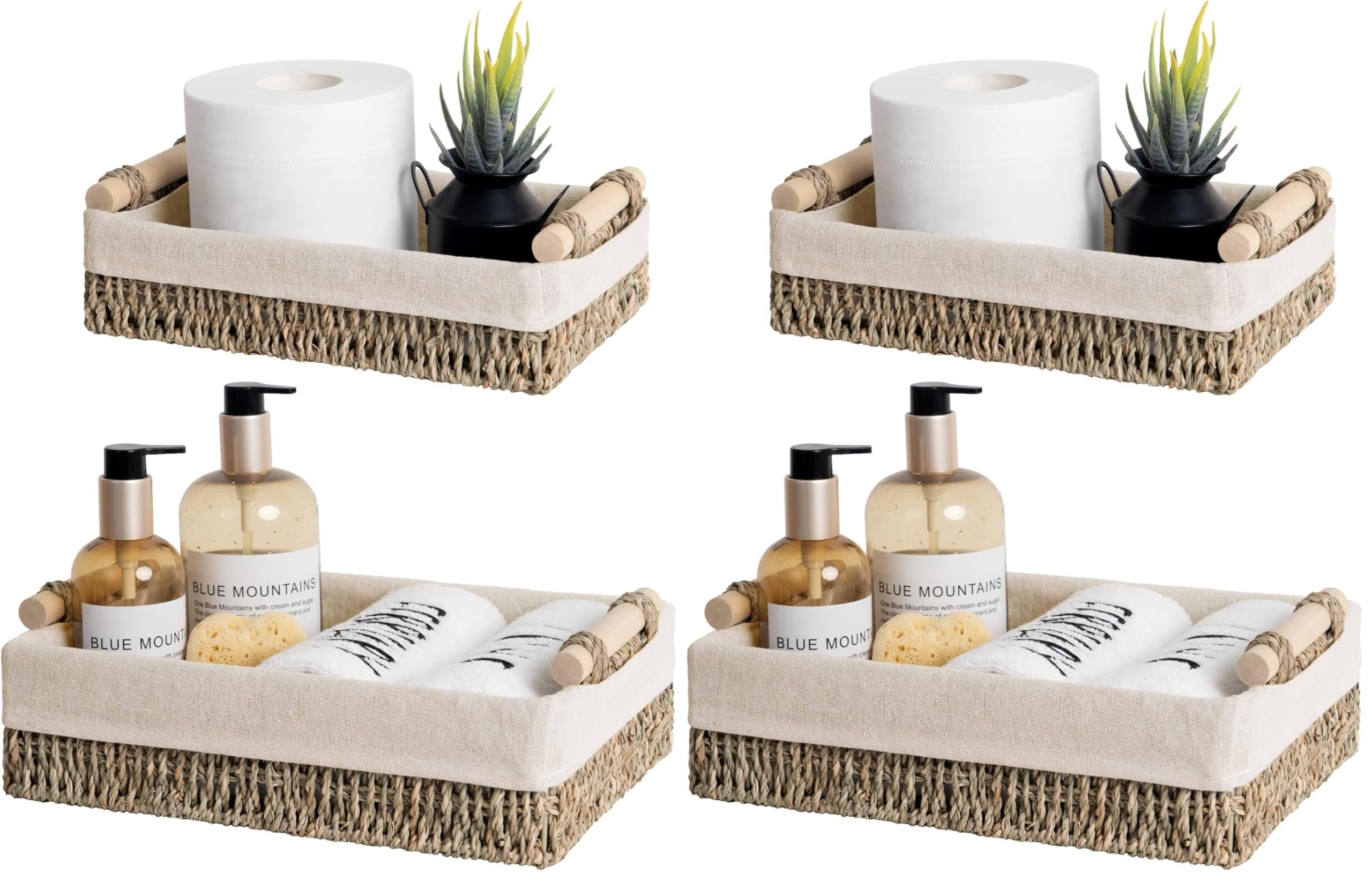 Beige Storage Basket — Set of 2
