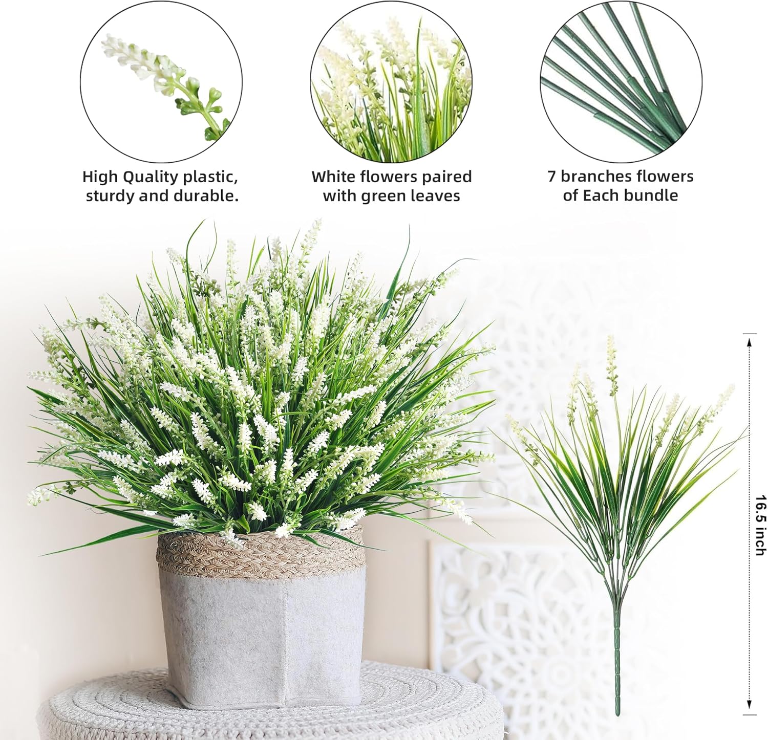 Purple Artificial Plant - View 5