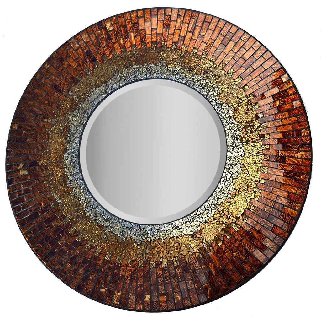 Beveled Glass Wall Mirror — 23.50"