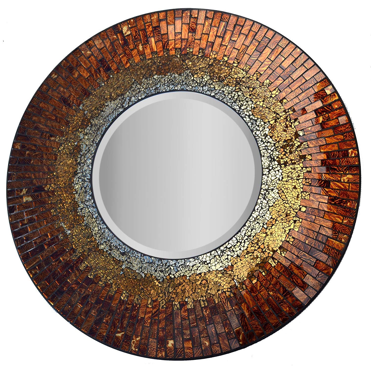 Beveled Glass Wall Mirror — 23.50"