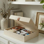 Linen Grey Storage Basket — Large