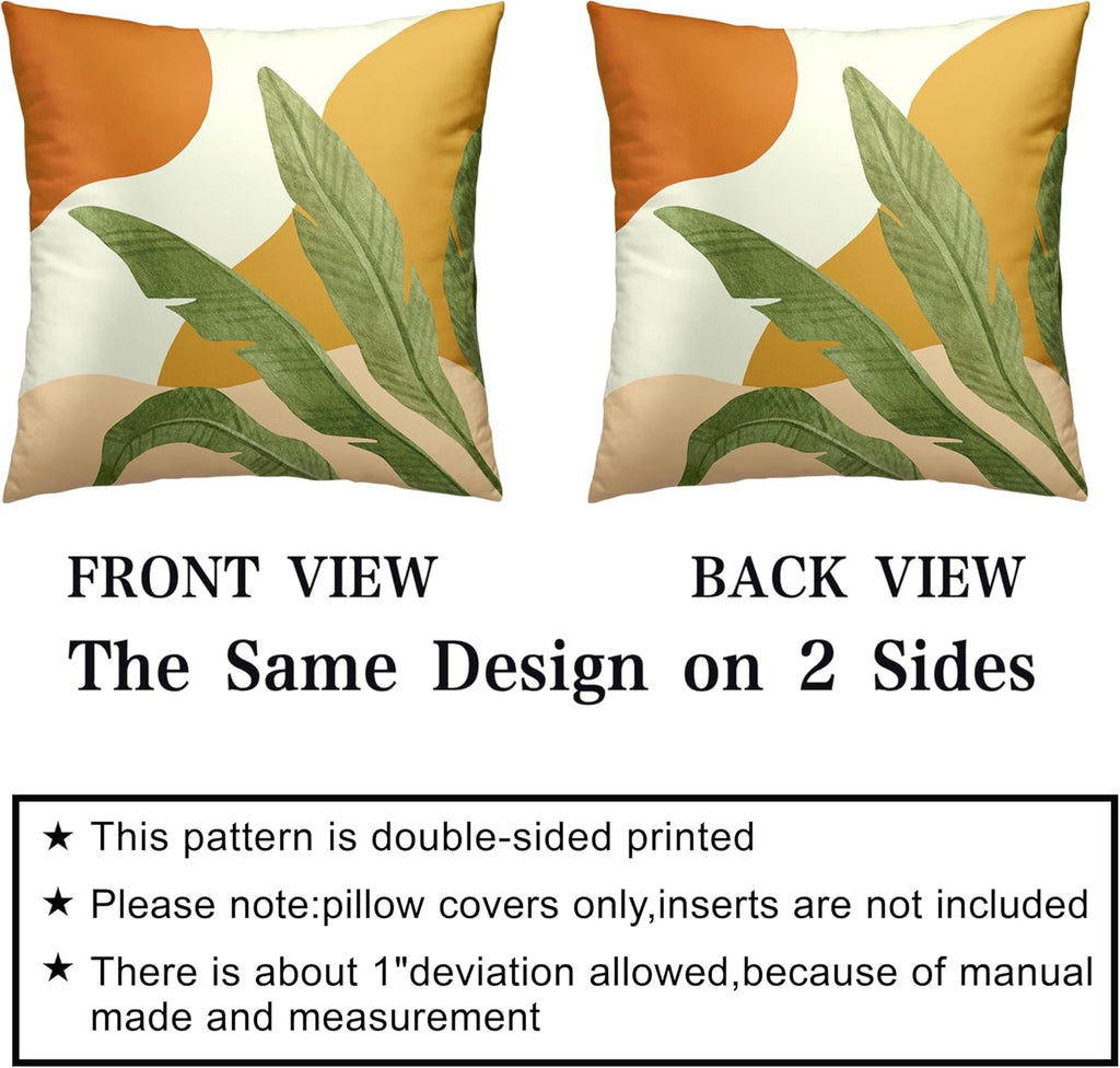 Boho Blue Throw Pillow Cover — 18" - View 5