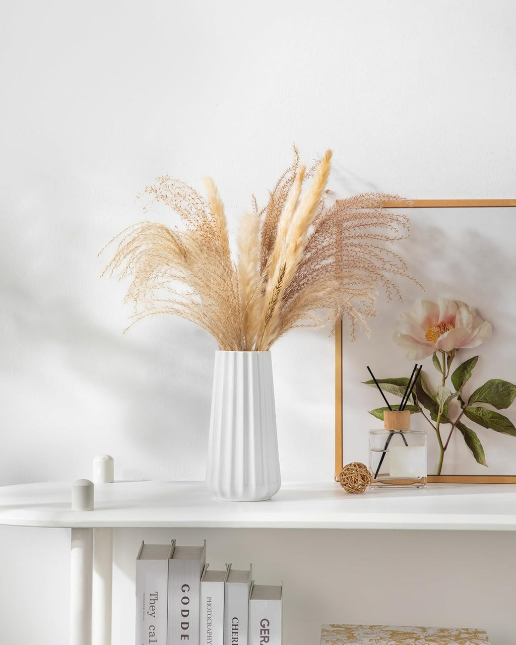 Modern Black Flower Vase — 8" - View 8